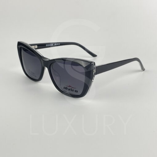 Lunette avec aplique TR-90 noir femmes 2349 – Image 8