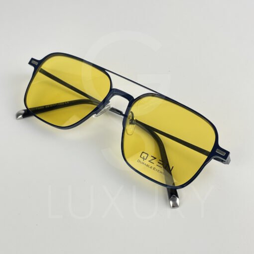 Lunette avec aplique qzen double pont bleu 7009 – Image 5
