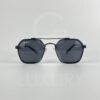 Lunette de soleil double pont noir polarisé P19311