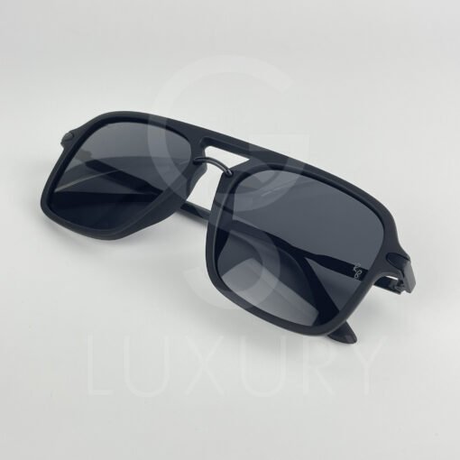 Lunette de soleil double pont noir polarisé – Image 4