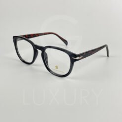 Lunette Optique DB rond noir bras tigré DB05