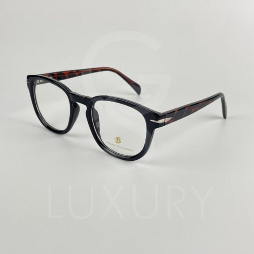 Lunette Optique DB rond noir bras tigré DB05 – Image 3