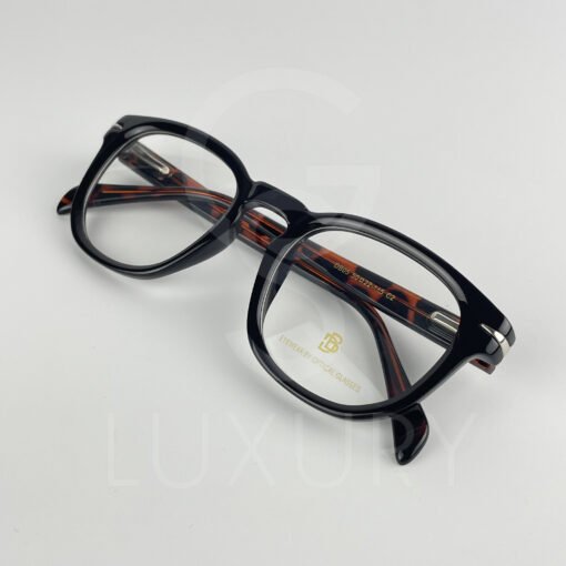 Lunette Optique DB rond noir bras tigré DB05 – Image 4