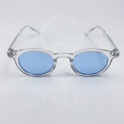Lunette de soleil David Beckham Rond transparent verre bleu claire E140