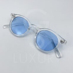 Lunette de soleil David Beckham Rond transparent verre bleu claire E140