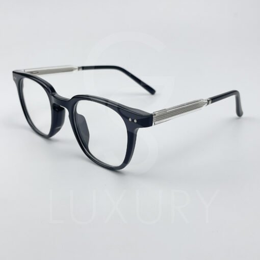 Lunette optique  Carré  Noir bras transparent  8344c1 – Image 2