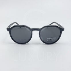 Lunette avec applique Eye world Hexagonal noir 1630