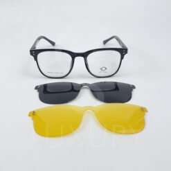Lunette avec applique Jolie vision Carré Noir H5108