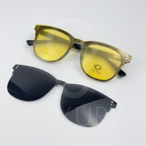 Lunette avec applique  Jolie vision Carré  Noir H5108 – Image 5