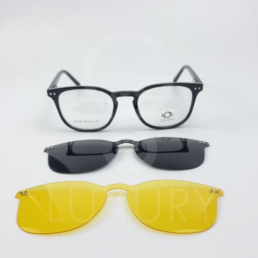 Lunette avec applique  Jolie vision Rond Noir H5102 – Image 4