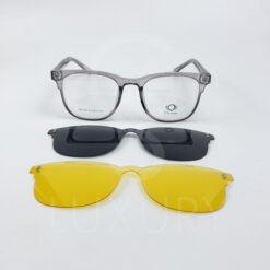 Lunette avec applique Jolie vision Carré Gris transparent H5108