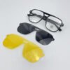 Lunette avec applique Jolie vision Double pont Noir H5114