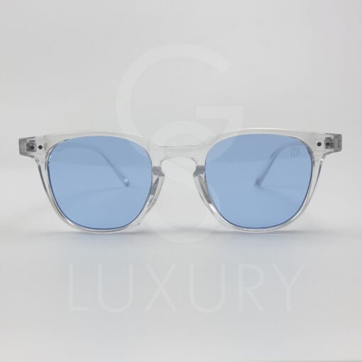 Lunette de soleil David Beckham Carré transparent verre bleu claire S617 – Image 2