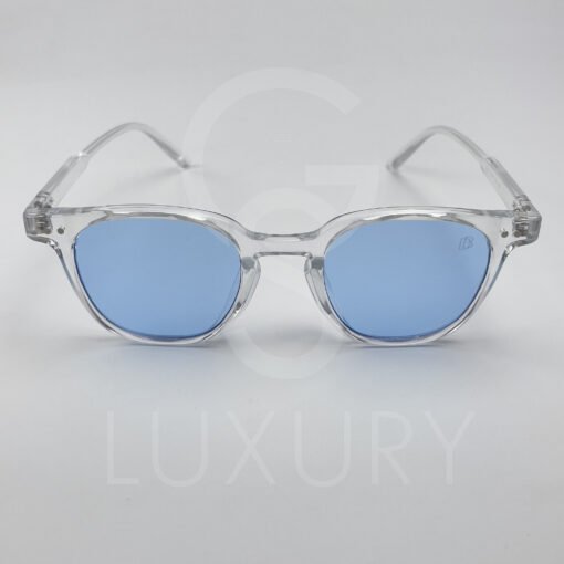 Lunette de soleil David Beckham Carré transparent verre bleu claire S617 – Image 4