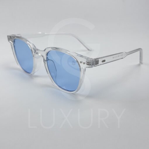 Lunette de soleil David Beckham Carré transparent verre bleu claire S617