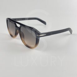Lunette de soleil David beckham Double pontNoir dégradé Verre Noir dégradé DB7080