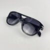Lunette de soleil David beckham Double pontNoir glacé Verre Mauve foncé DB7080