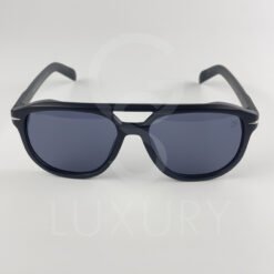 Lunette de soleil David beckham Double pontNoir matte Verre Noir DB7080