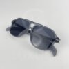Lunette de soleil David beckham Double pont bras métal Gris matte Verre Gris DB7104