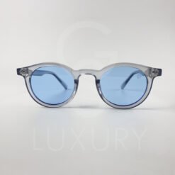 Lunette de soleil David Beckham Rond gris verre bleu claire E140