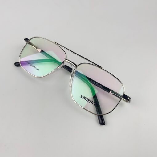 Lunette optique double pont metal gris jy1137 – Image 2