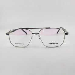 Lunette optique double pont metal gris jy1137
