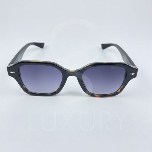 Lunette de soleil moscot noir tigré verre dégradé 6063 – Image 3