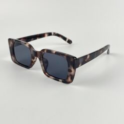 Lunette de soleil carré moucheté