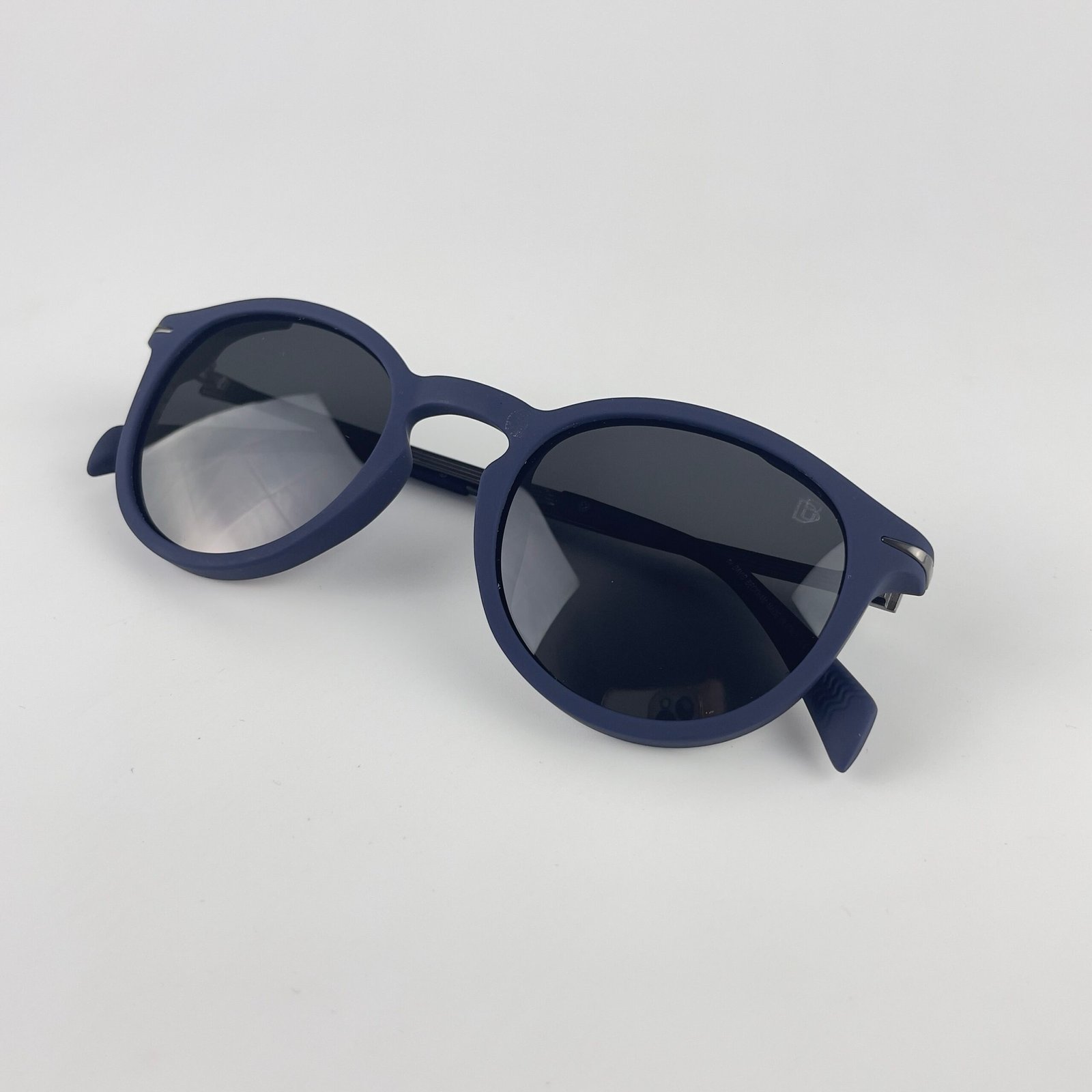 Lunette de soleil david Beckham rond bleu polarisé anti UV DB1049 – Image 4