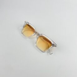 Lunette de soleil JMM carré transparent orange W6069