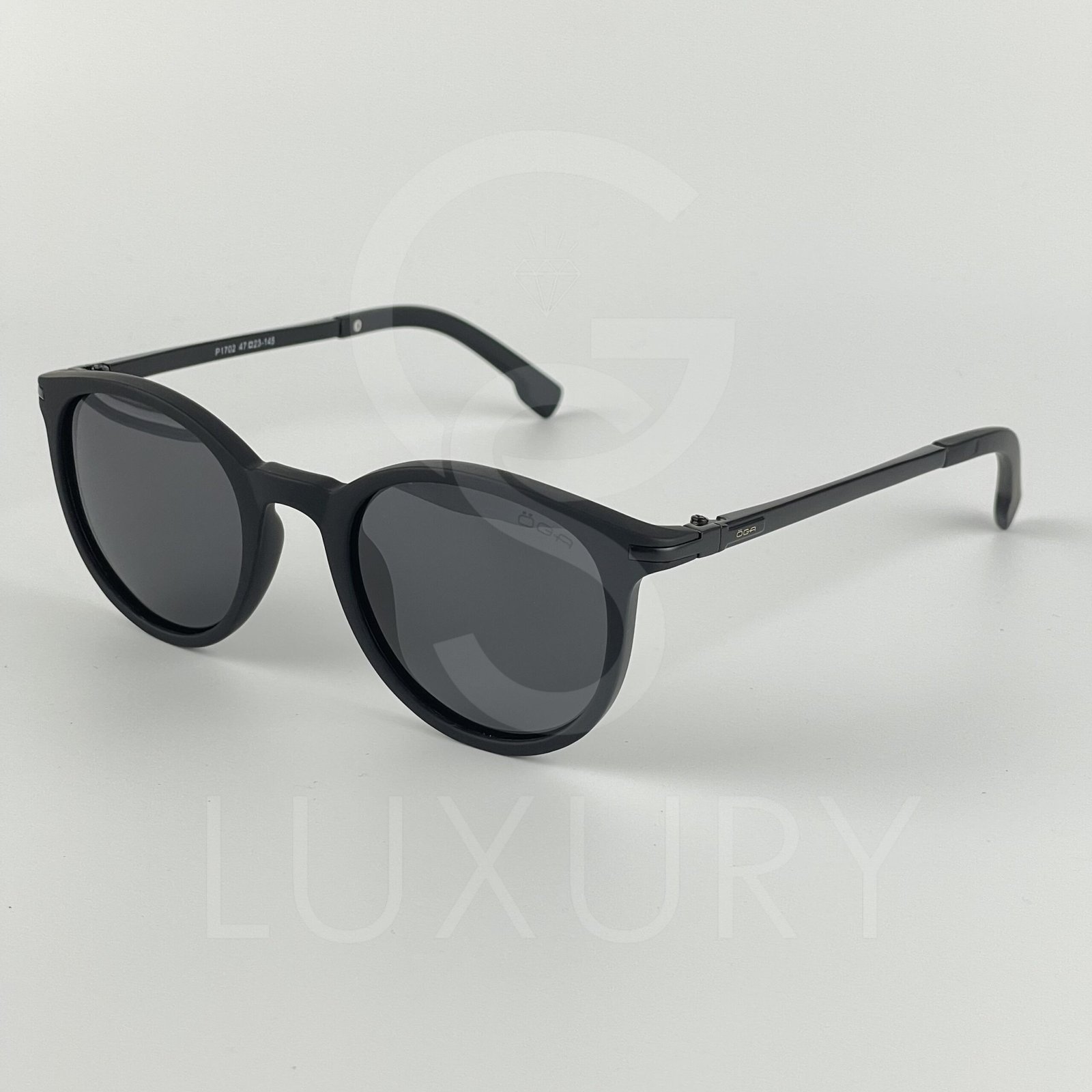 43FA2998-16D6-4009-8AD1-F19FAAFE8A47-scaled-2.jpeg Lunette de soleil oga rond noir 47-23-145 - Image 1