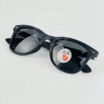 Lunette de soleil noir polarisé wayfarer - Image 4