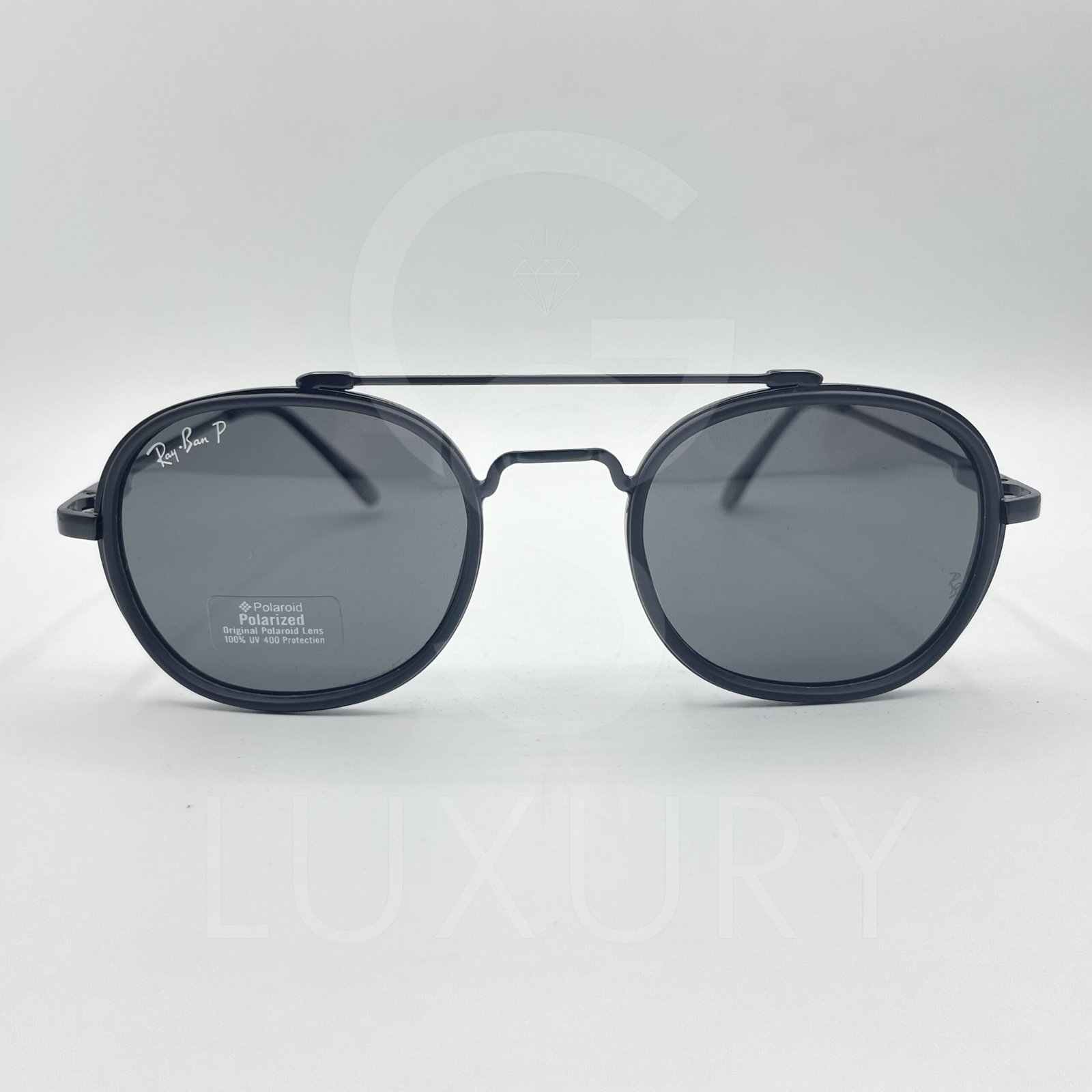 Lunette de soleil noir double pont polarisé – Image 4