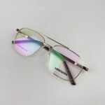 Lunette optique double pont metal doré jy1137 - Image 2