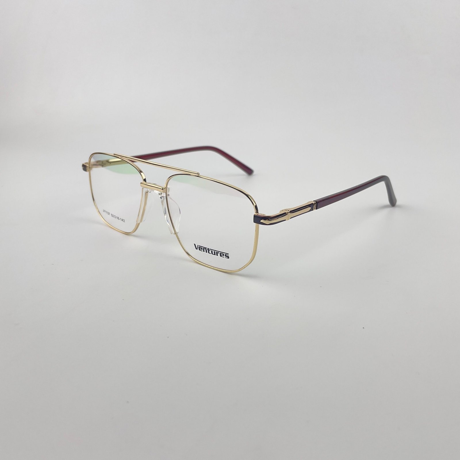 IMG_0121-scaled-1.jpeg Lunette optique double pont metal doré jy1137 - Image 1