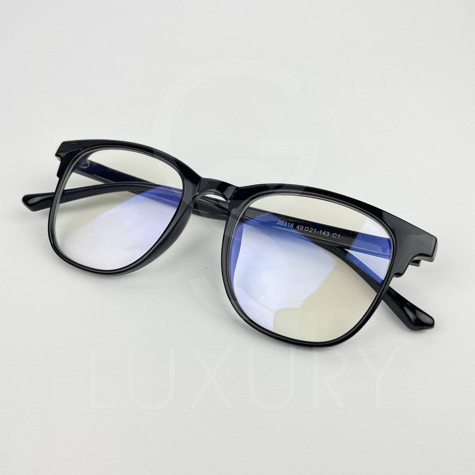 Lunette optique carré noir 20316 – Image 3