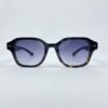 Lunette de soleil moscot noir tigré verre dégradé 6063