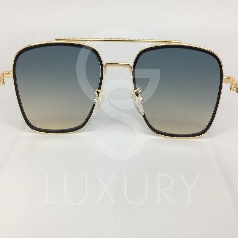 Lunette de soleil Dita Double pont doré verre degradé 43-13-138 – Image 6