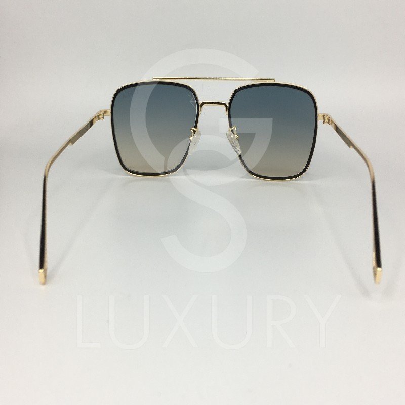 Lunette de soleil Dita Double pont doré verre degradé 43-13-138 – Image 7
