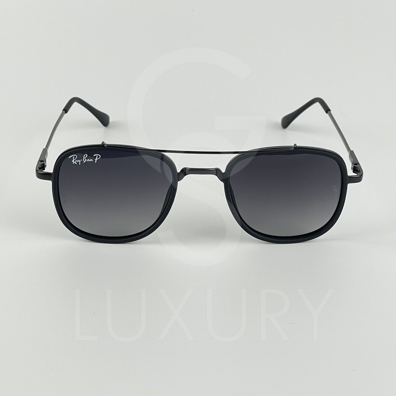 Lunette de soleil RB double pont noir 4612 – Image 2