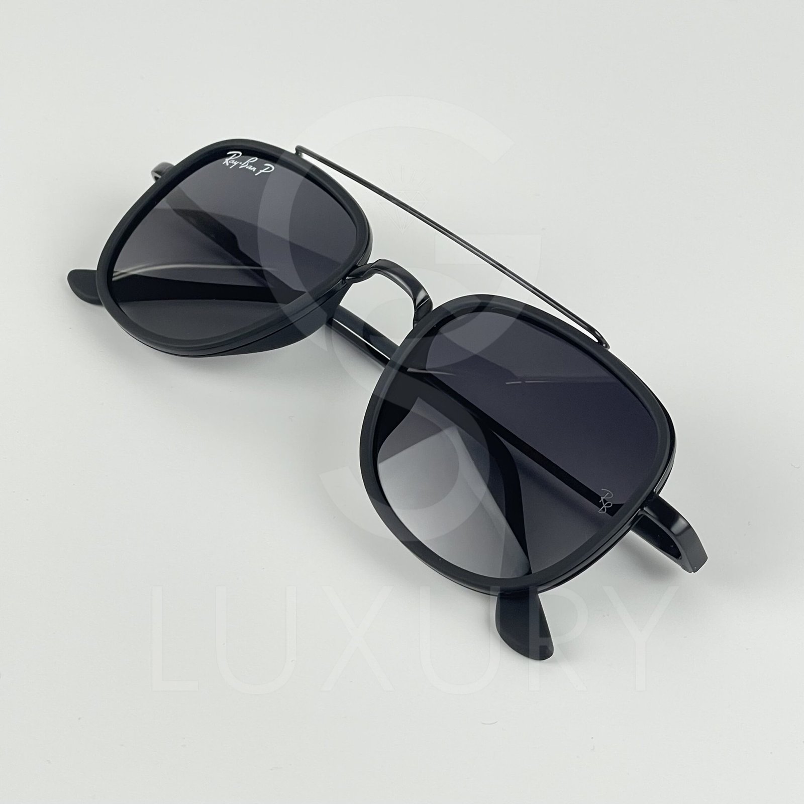 Lunette de soleil RB double pont noir 4612 – Image 3