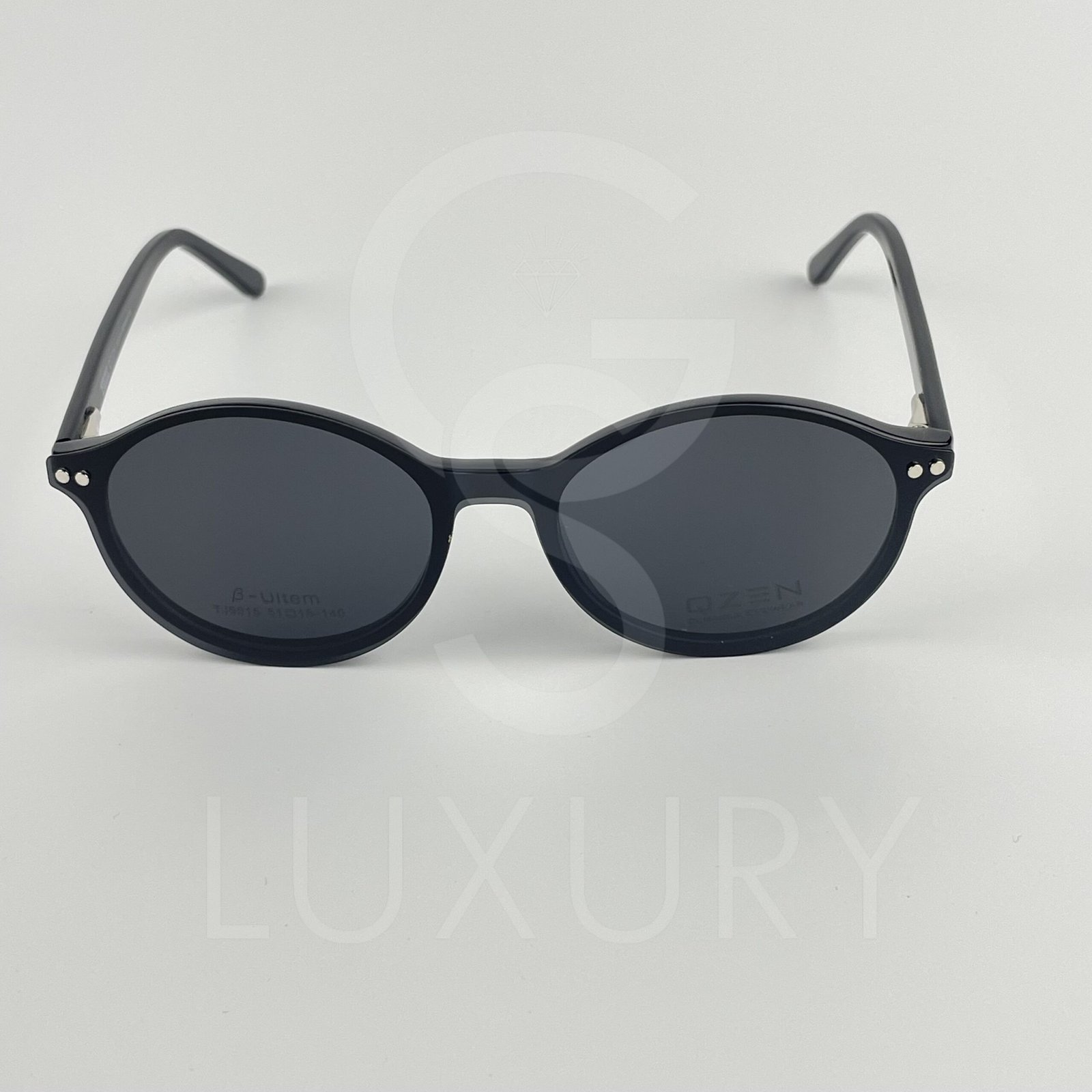 Lunette avec applique qzen rond noir – Image 7