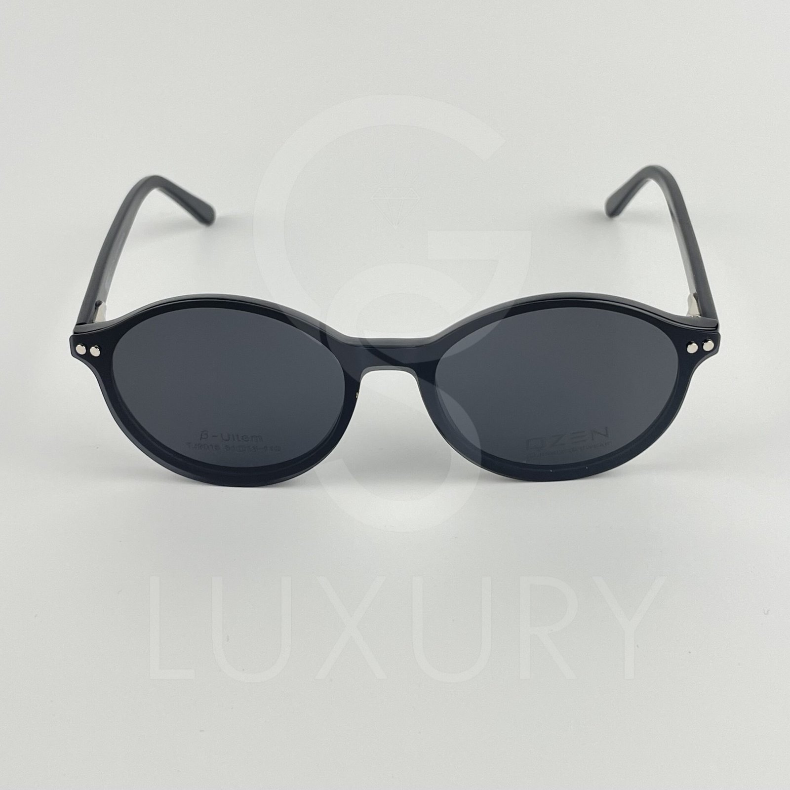 Lunette avec applique qzen rond noir – Image 8