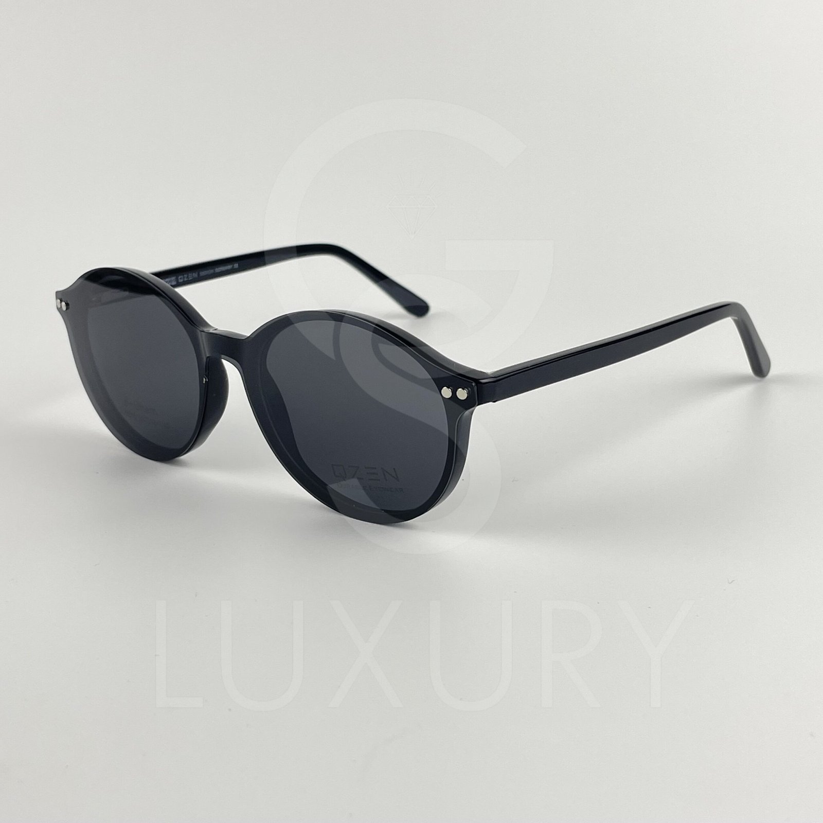 Lunette avec applique qzen rond noir – Image 9