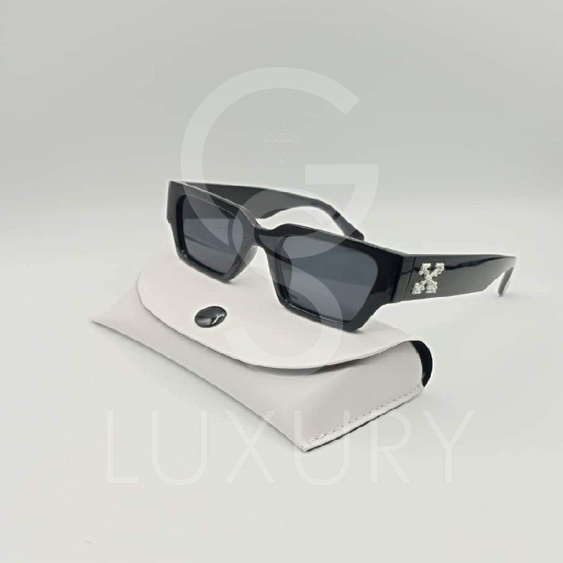 Lunette de soleil off white noir – Image 2
