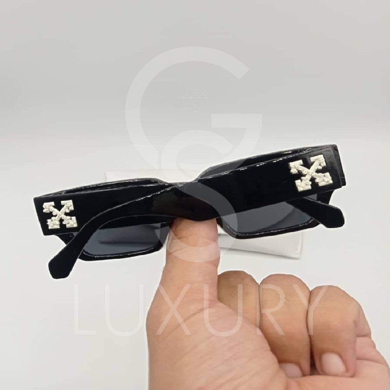 Lunette de soleil off white noir – Image 4