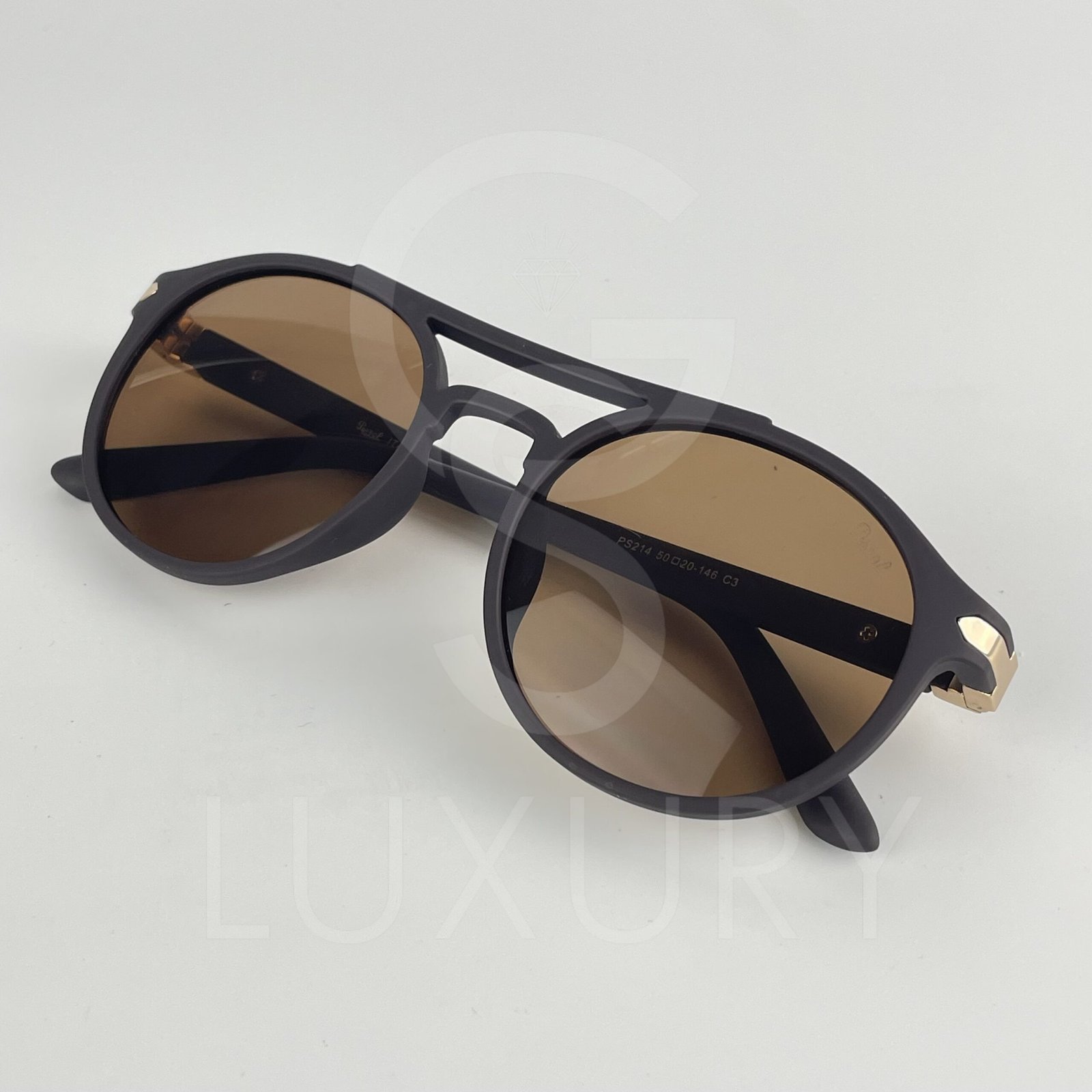 Lunette de soleil double pont marron PS214 – Image 4