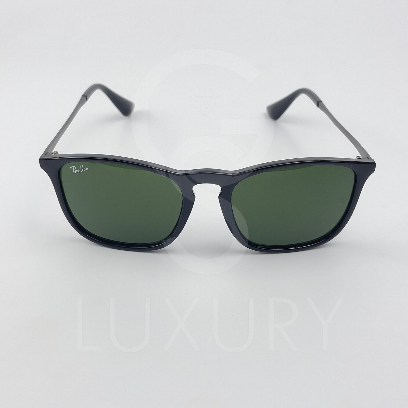 Lunette de soleil Erika noir verre vert Anti Reflet RB4187 – Image 4