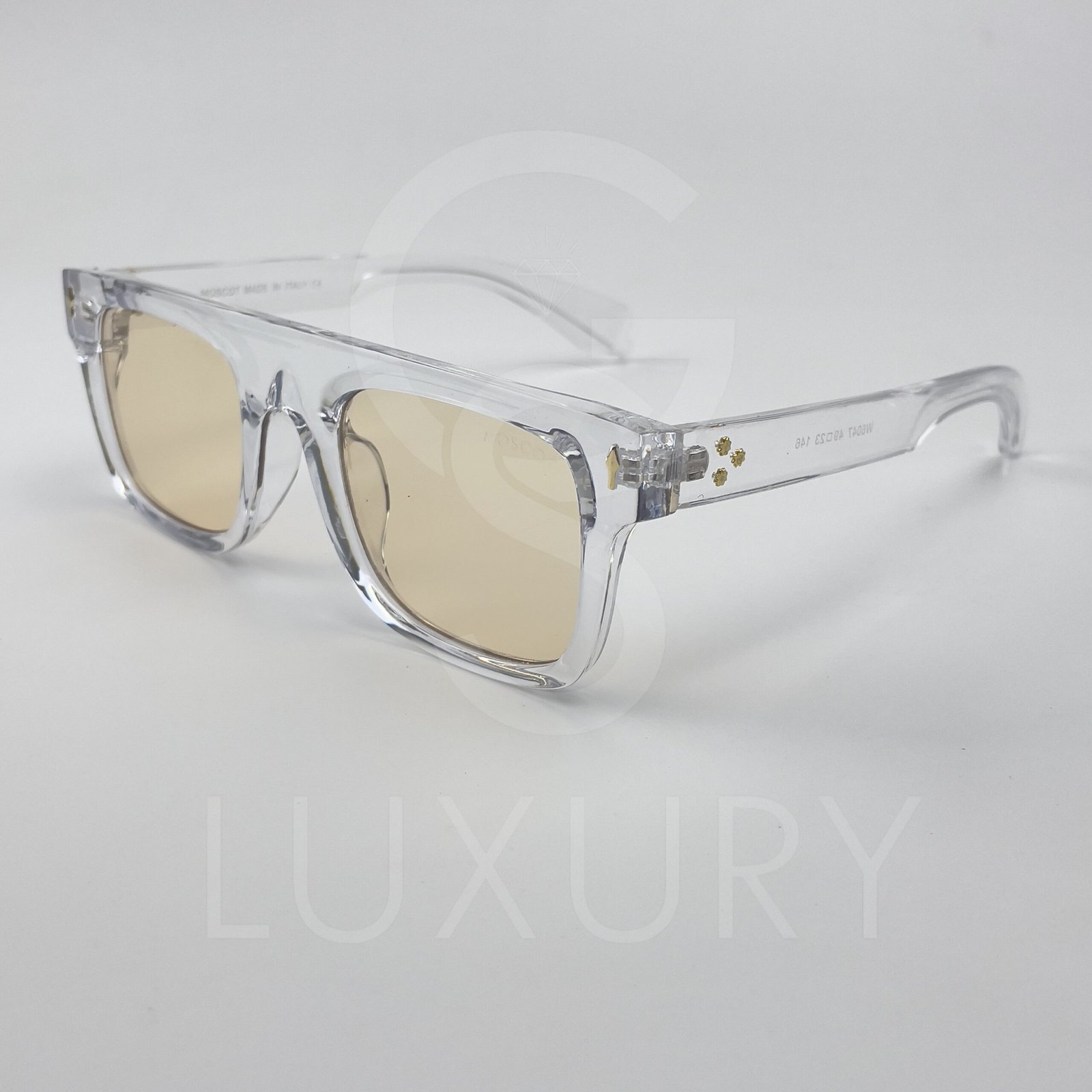 Lunette de soleil Moscott Carré transparent W6047 – Image 2