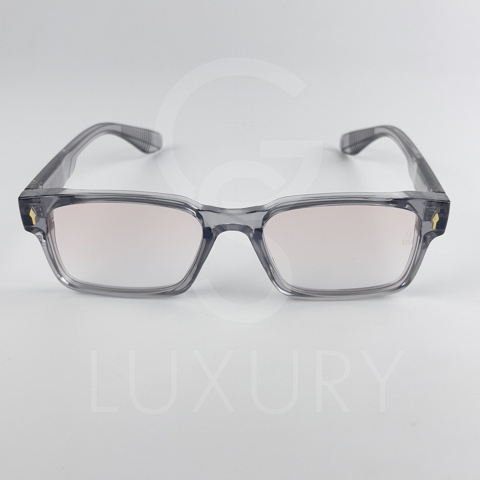 Lunette de soleil Jmm Carré Gris Verre Rose claire dégradée SM2029 – Image 3